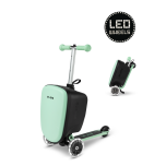 Micro Luggage Junior tõukeratas/reisikohver - mint